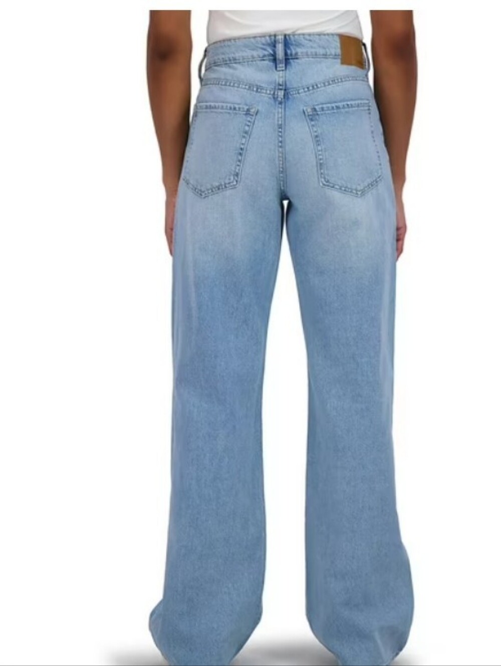 Aeropostale High Rise Wide Leg Medium Wash Jeans NWT Women's Size 8 - Picture 2 of 9